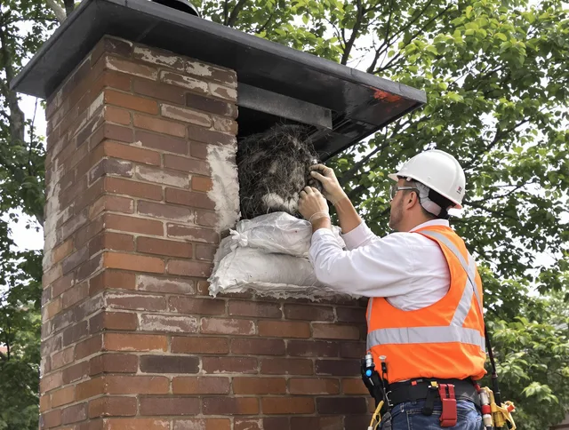 Humane removal of debris and animals by Anaheim Chimney Sweep in Anaheim, CA