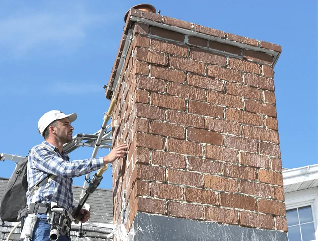 Brickwork for a chimney rebuild by Anaheim Chimney Sweep in Anaheim, CA