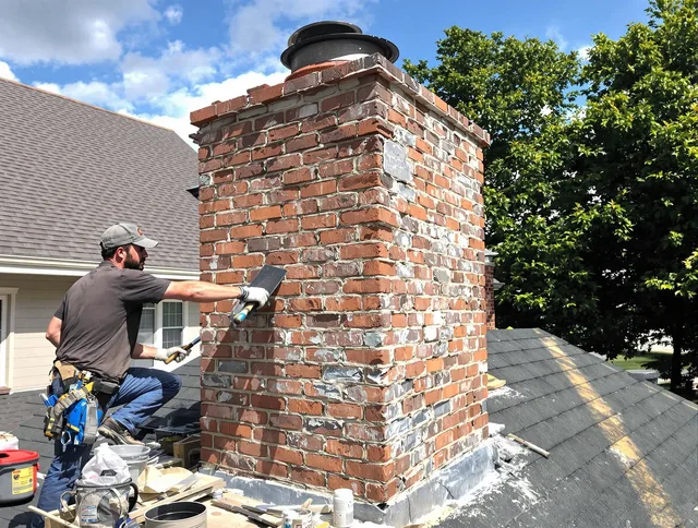 Completed chimney rebuild by Anaheim Chimney Sweep in Anaheim, CA