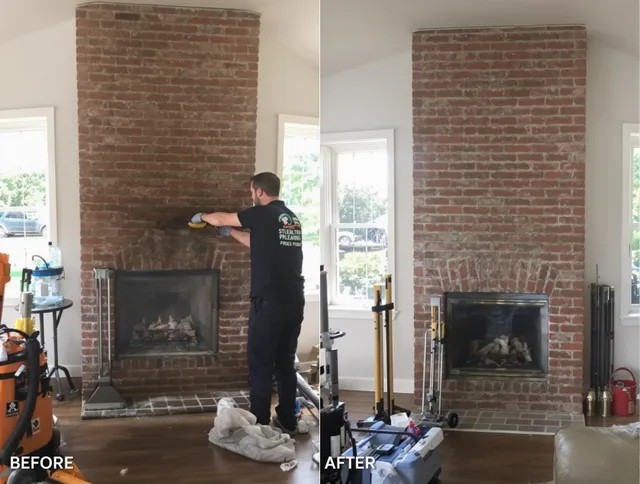 Finished chimney sweeping service by Anaheim Chimney Sweep in Anaheim, CA