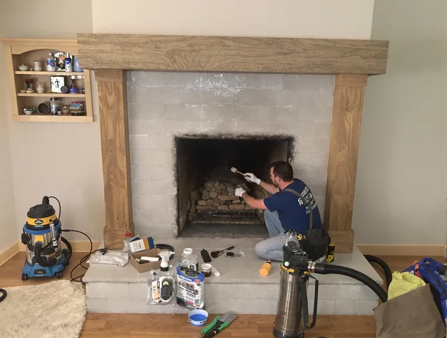 Detailed creosote removal process by Anaheim Chimney Sweep in Anaheim, CA