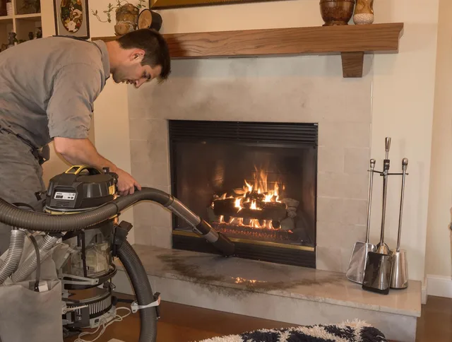 Routine fireplace upkeep by Anaheim Chimney Sweep in Anaheim, CA