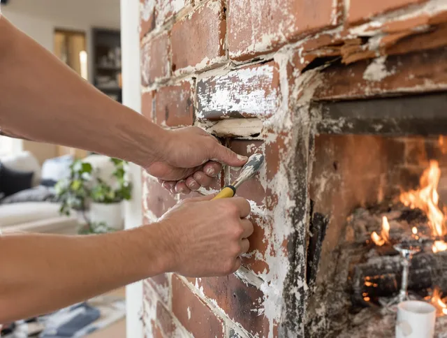 Routine fireplace repair by Anaheim Chimney Sweep in Anaheim, CA